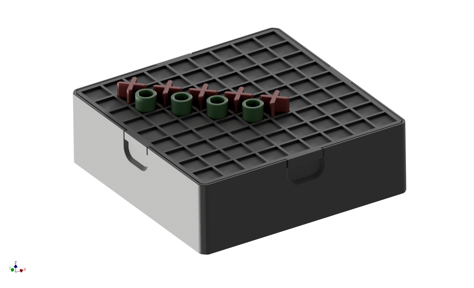 Tic-Tac-Toe storage box